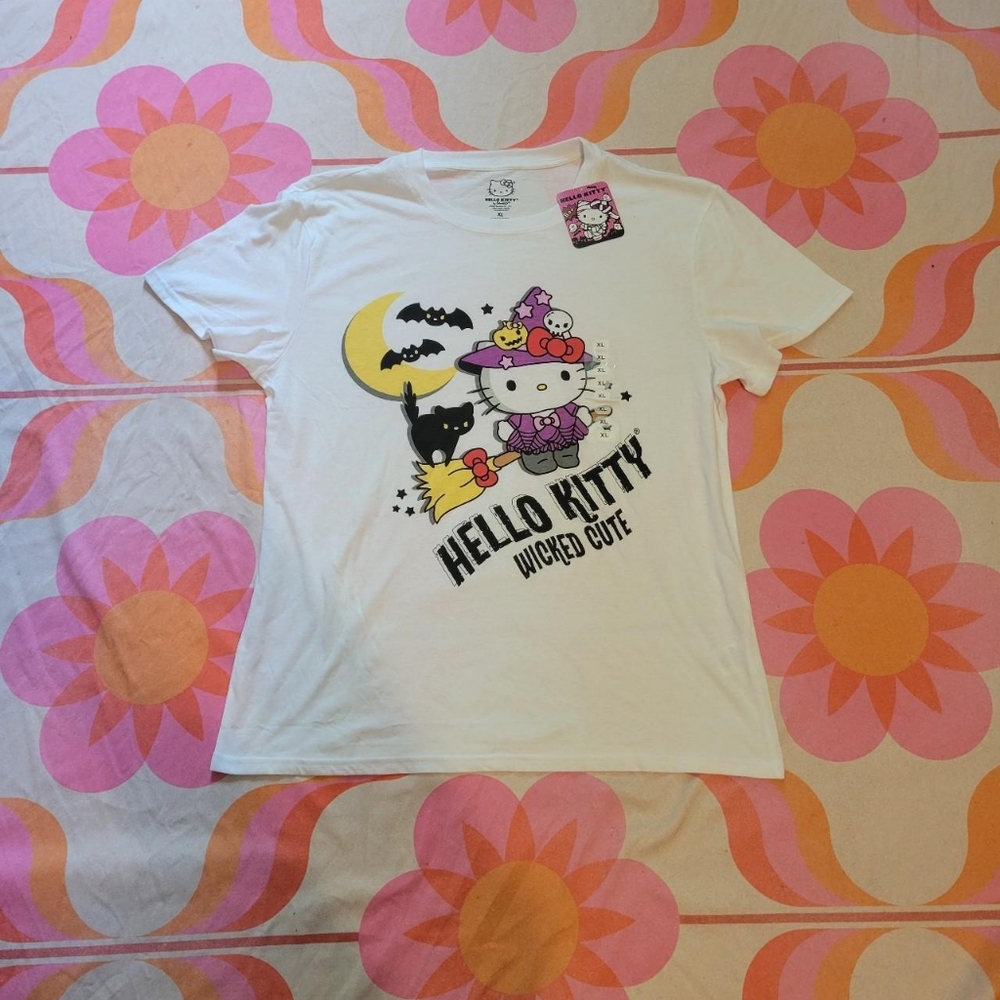 Hello Kitty White Short Sleeve Tee
